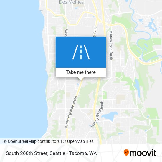 Mapa de South 260th Street