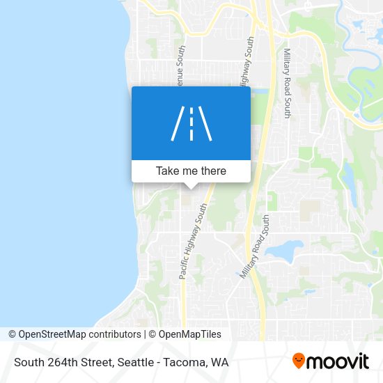 South 264th Street map
