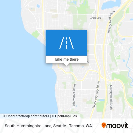 Mapa de South Hummingbird Lane