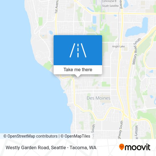Mapa de Westly Garden Road