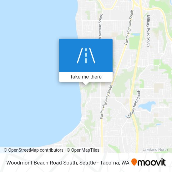 Mapa de Woodmont Beach Road South