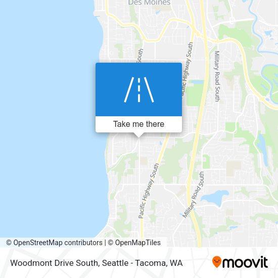 Woodmont Drive South map