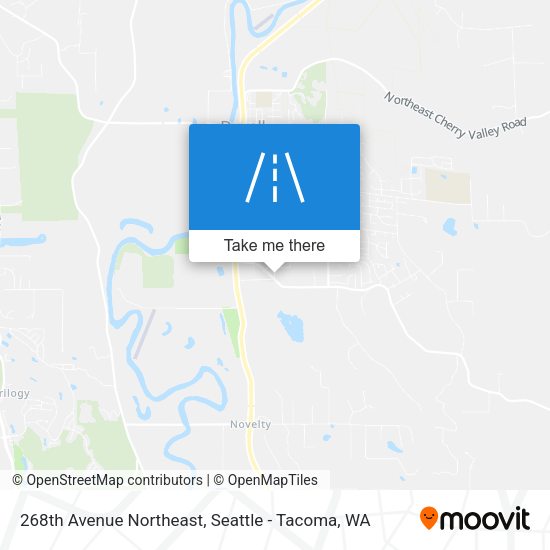 268th Avenue Northeast map