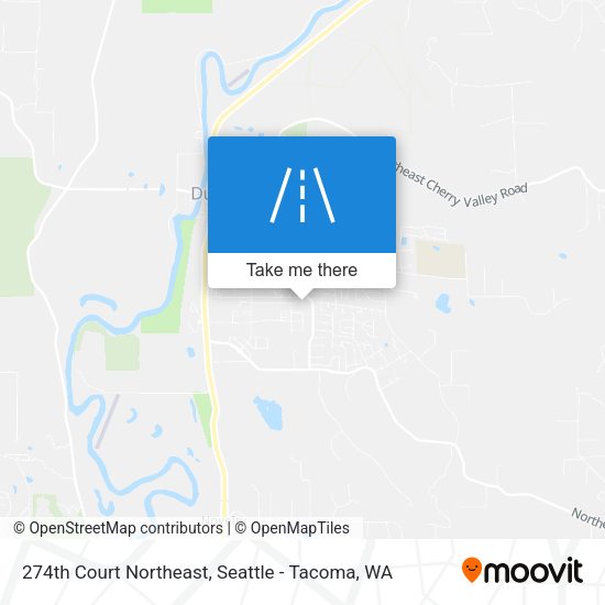 274th Court Northeast map