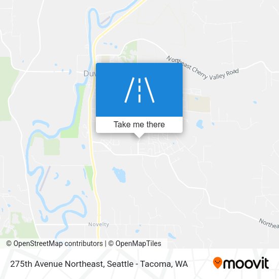 275th Avenue Northeast map