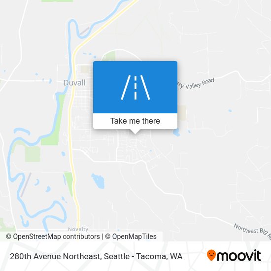 280th Avenue Northeast map
