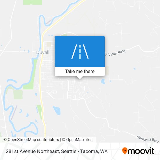 281st Avenue Northeast map