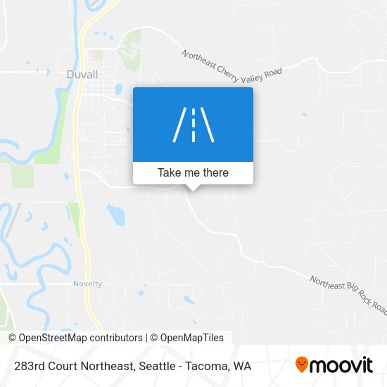 Mapa de 283rd Court Northeast