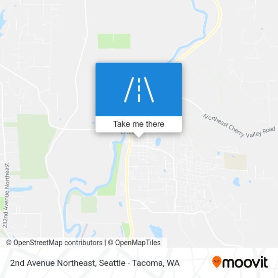 2nd Avenue Northeast map