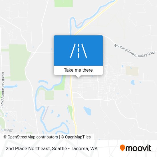 2nd Place Northeast map
