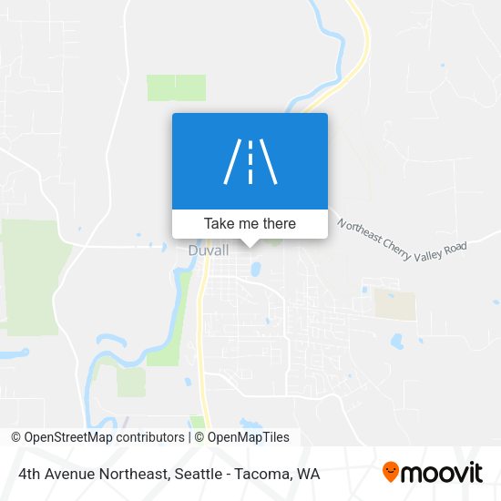 4th Avenue Northeast map