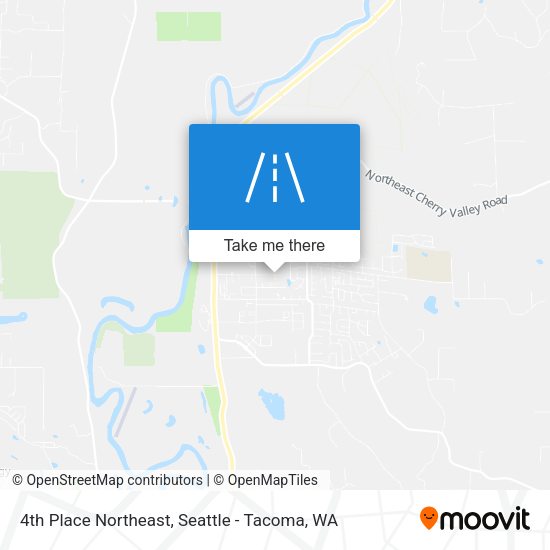 4th Place Northeast map