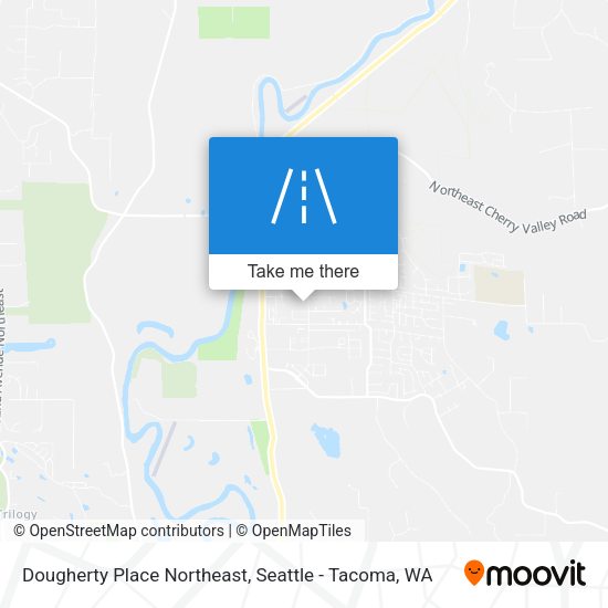 Mapa de Dougherty Place Northeast