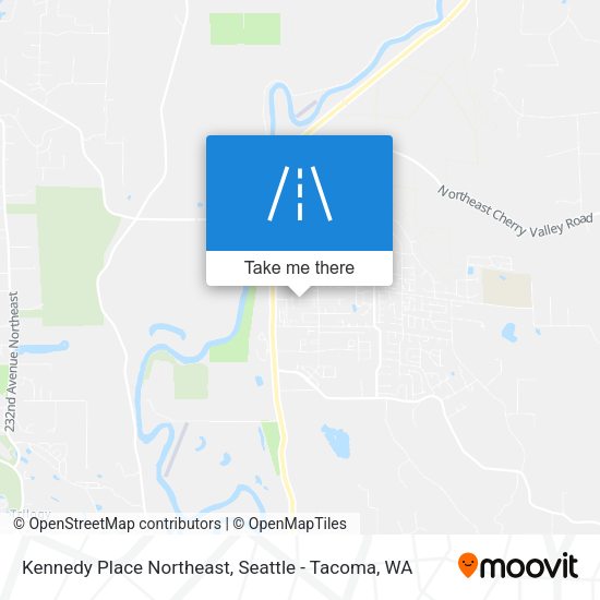 Mapa de Kennedy Place Northeast