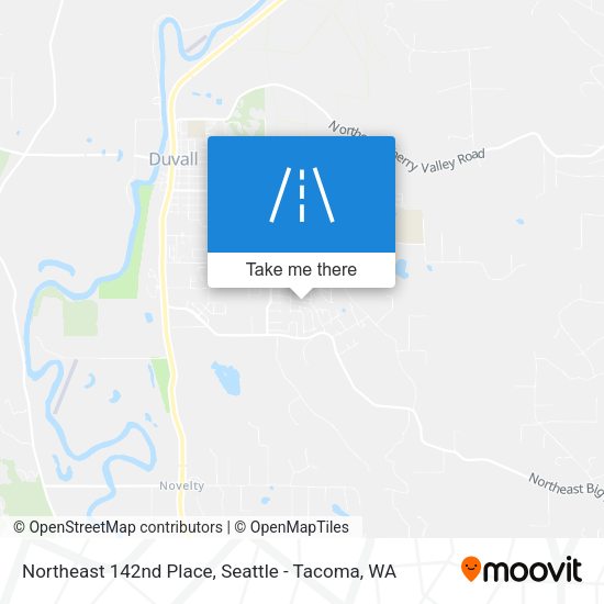 Mapa de Northeast 142nd Place