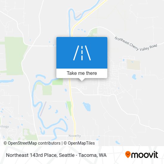 Mapa de Northeast 143rd Place