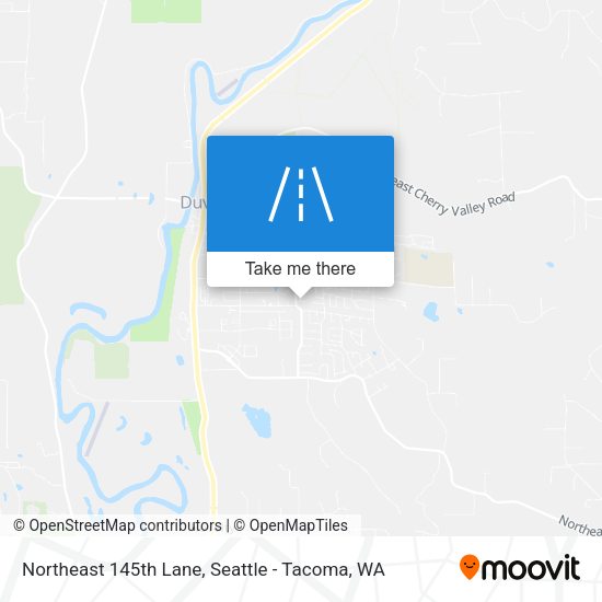 Northeast 145th Lane map