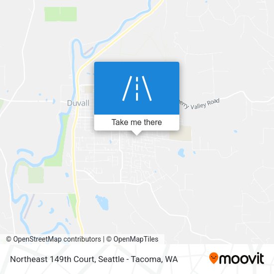 Northeast 149th Court map