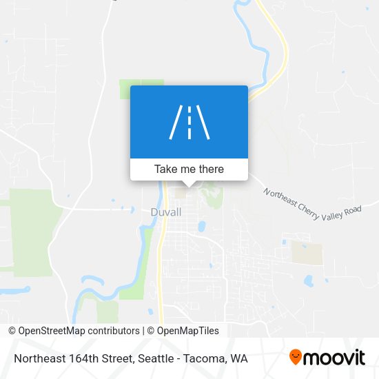 Northeast 164th Street map