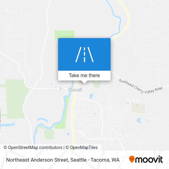 Northeast Anderson Street map