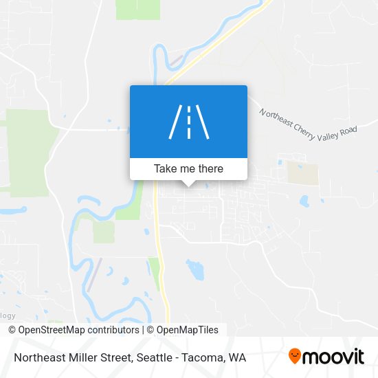 Northeast Miller Street map