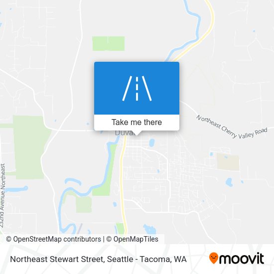 Northeast Stewart Street map