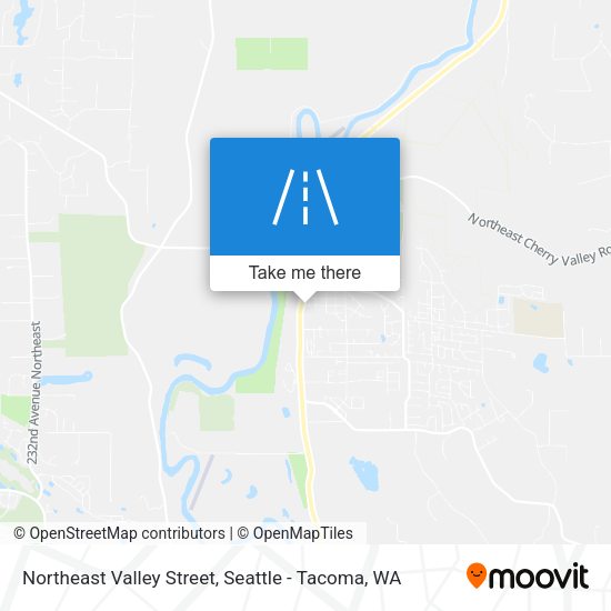 Northeast Valley Street map