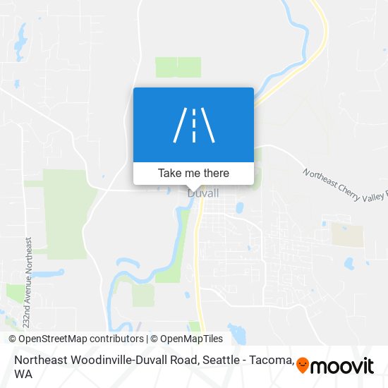 Mapa de Northeast Woodinville-Duvall Road