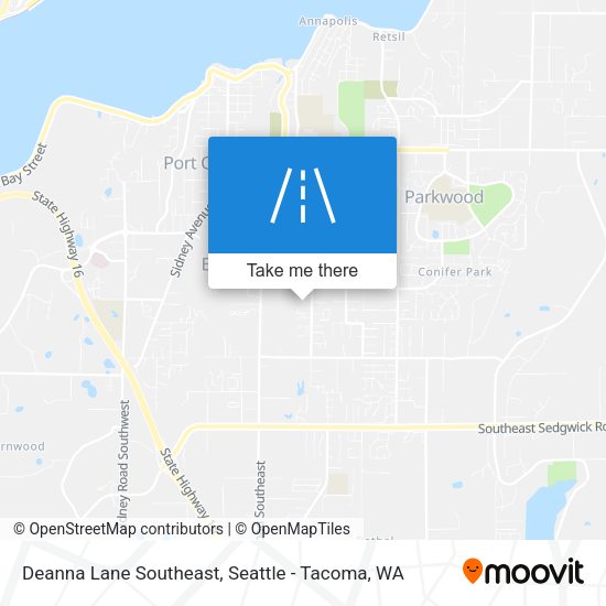 Deanna Lane Southeast map