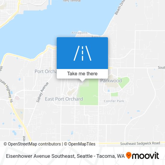 Eisenhower Avenue Southeast map