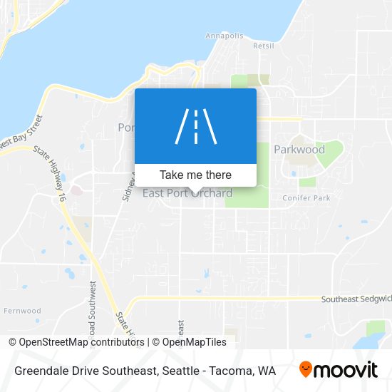 Mapa de Greendale Drive Southeast