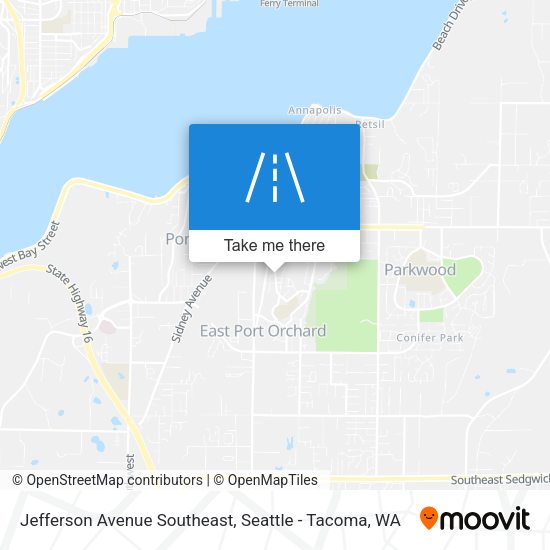 Mapa de Jefferson Avenue Southeast
