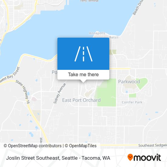Mapa de Joslin Street Southeast