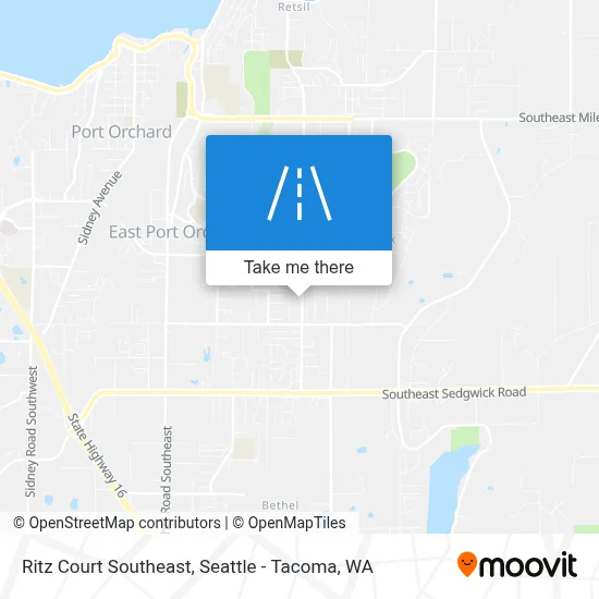 Ritz Court Southeast map