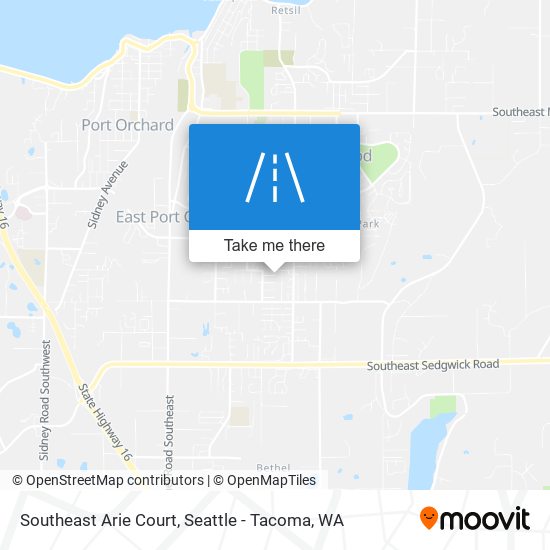 Southeast Arie Court map