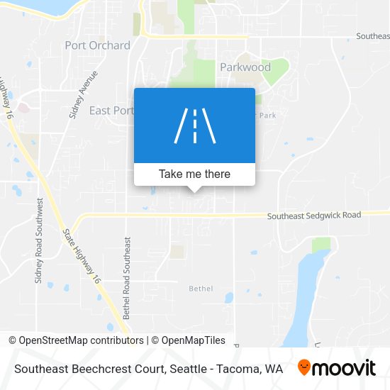 Mapa de Southeast Beechcrest Court