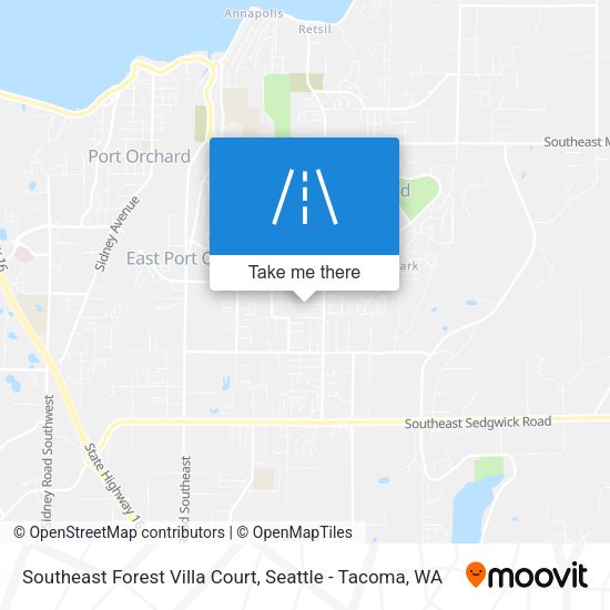 Southeast Forest Villa Court map