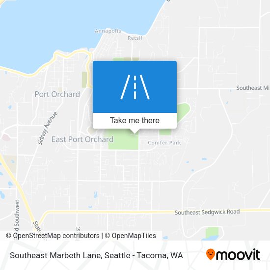 Mapa de Southeast Marbeth Lane