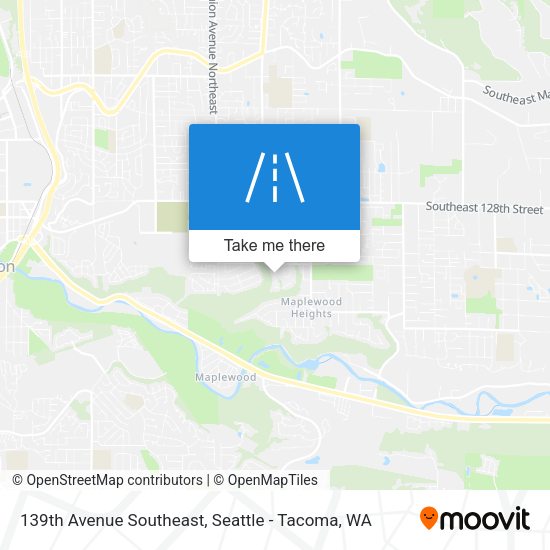 Mapa de 139th Avenue Southeast