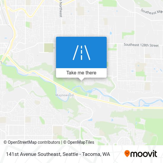 141st Avenue Southeast map