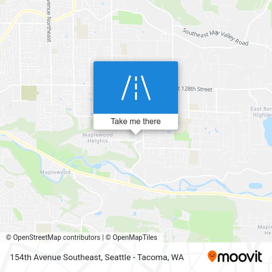 Mapa de 154th Avenue Southeast