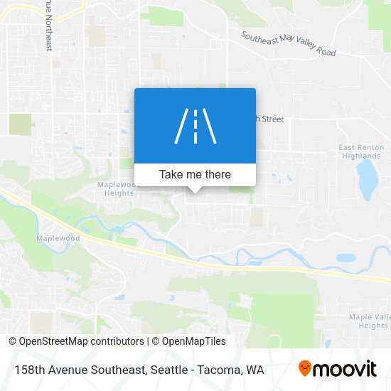 158th Avenue Southeast map