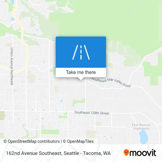 162nd Avenue Southeast map