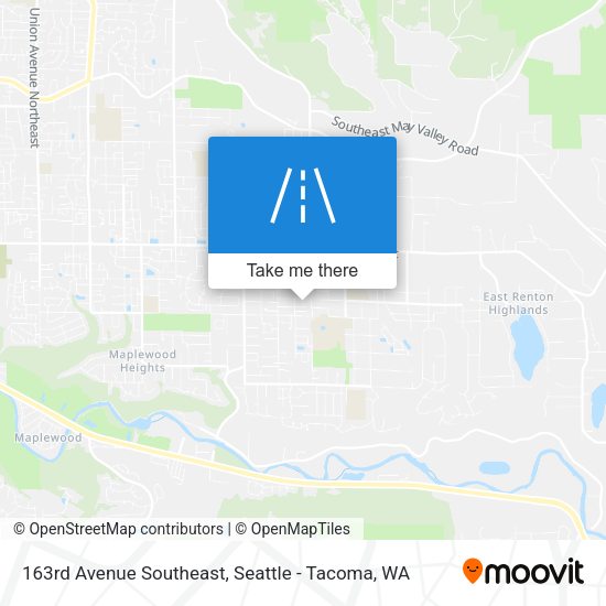 163rd Avenue Southeast map