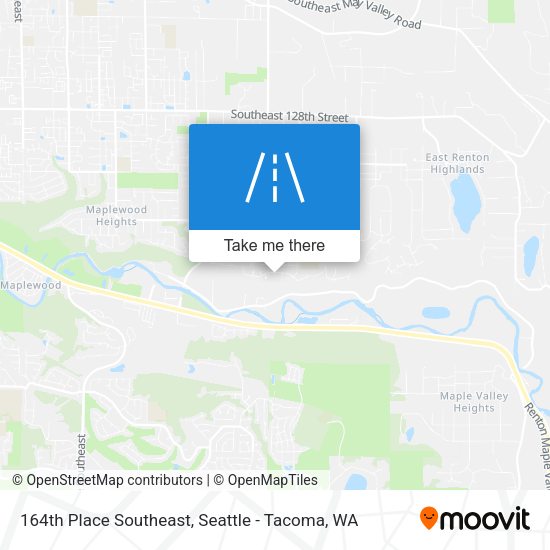 Mapa de 164th Place Southeast