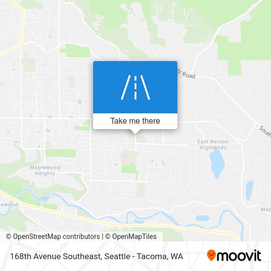 168th Avenue Southeast map