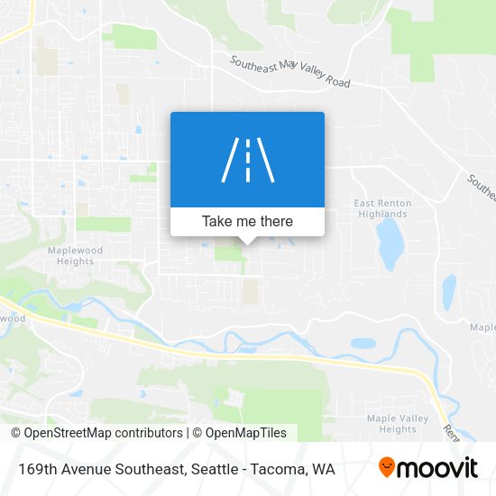 169th Avenue Southeast map