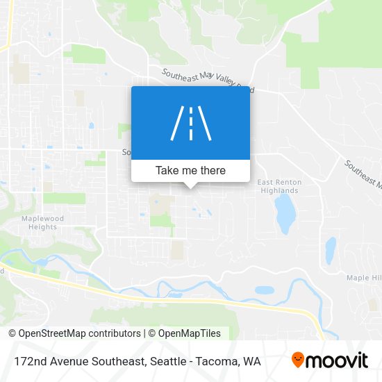 Mapa de 172nd Avenue Southeast