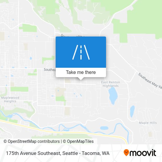 175th Avenue Southeast map