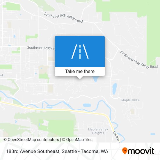 183rd Avenue Southeast map